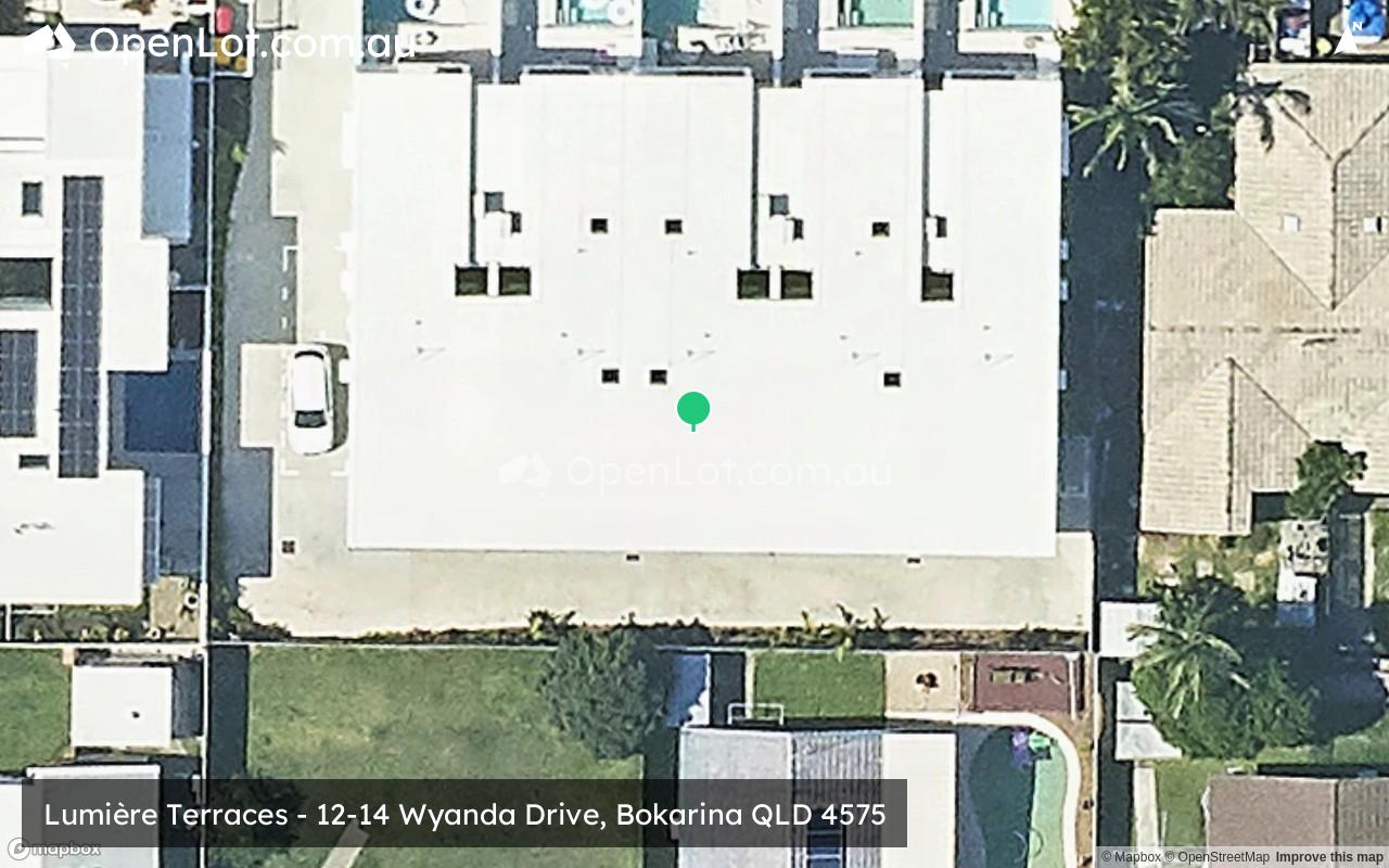 Satellite image for Lumière Terraces - 12-14 Wyanda Drive, Bokarina QLD 4575