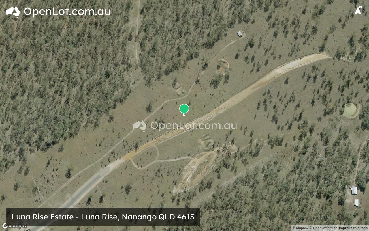 Satellite image for Luna Rise Estate - Luna Rise, Nanango QLD 4615