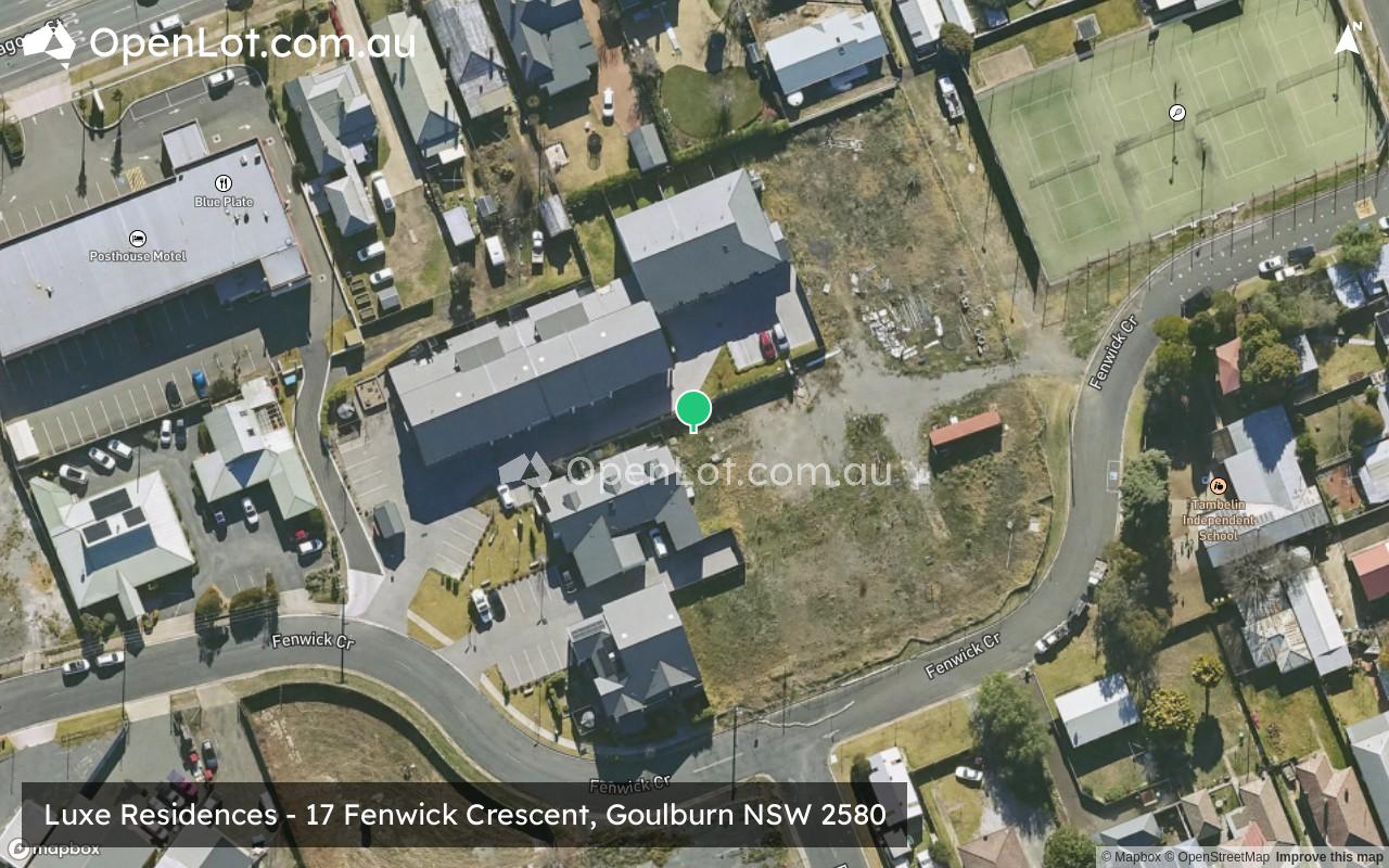 Satellite image for Luxe Residences - 17 Fenwick Crescent, Goulburn NSW 2580