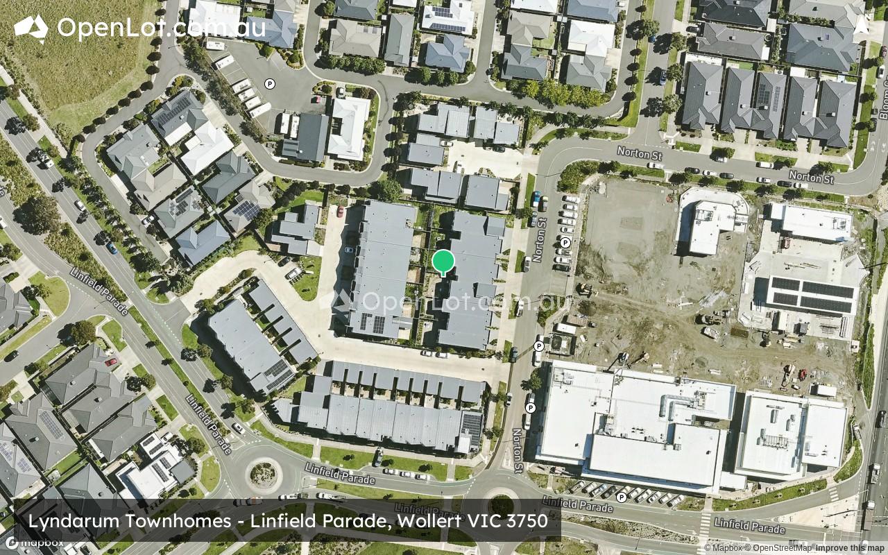 Satellite image for Lyndarum Townhomes - Linfield Parade, Wollert VIC 3750