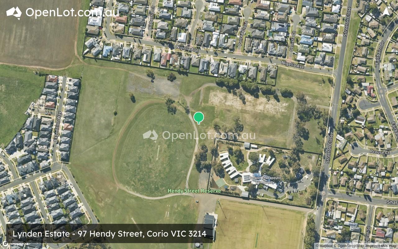 Satellite image for Lynden Estate - 97 Hendy Street, Corio VIC 3214