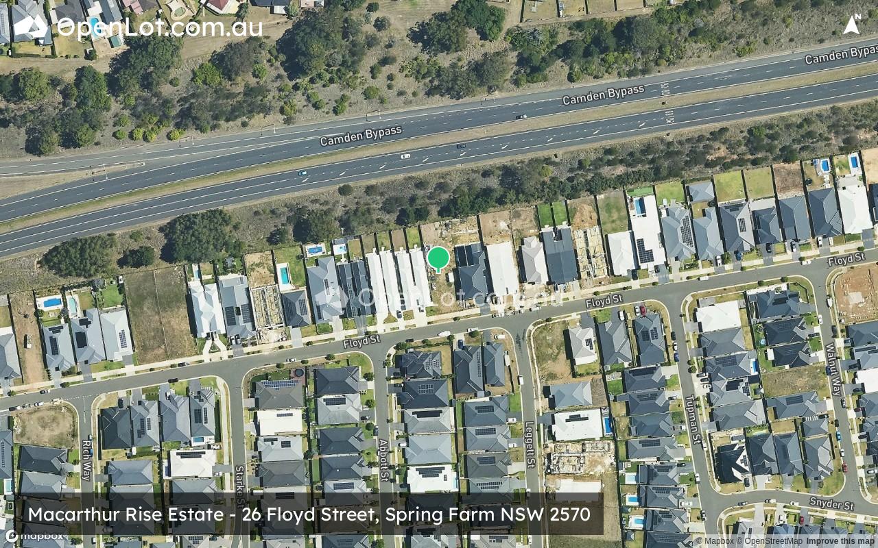 Satellite image for Macarthur Rise Estate - 26 Floyd Street, Spring Farm NSW 2570