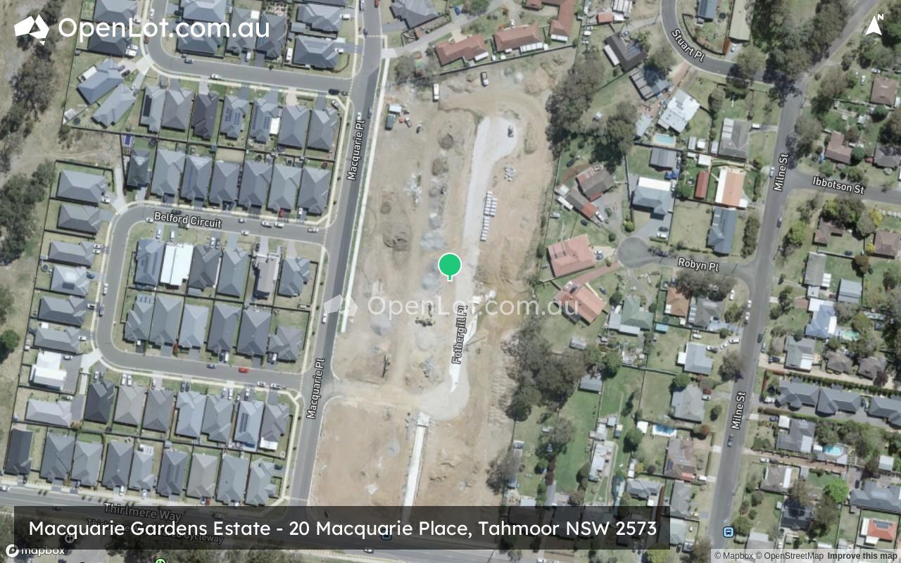Satellite image for Macquarie Gardens Estate - 20 Macquarie Place, Tahmoor NSW 2573