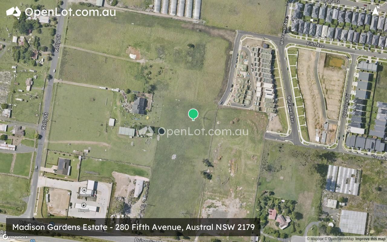 Satellite image for Madison Gardens Estate - 280 Fifth Avenue, Austral NSW 2179