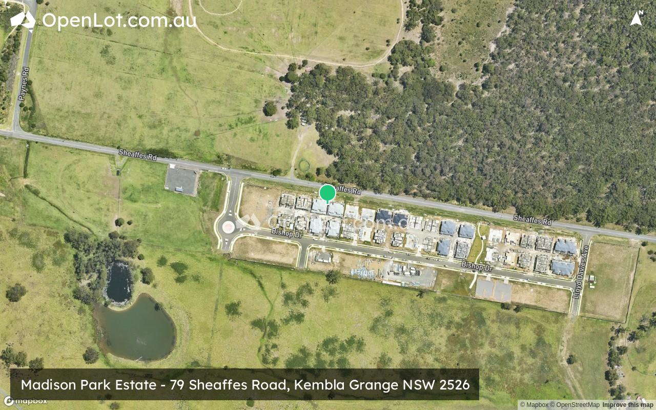 Satellite image for Madison Park Estate - 79 Sheaffes Road, Kembla Grange NSW 2526