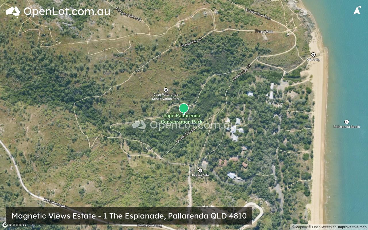 Satellite image for Magnetic Views Estate - 1 The Esplanade, Pallarenda QLD 4810