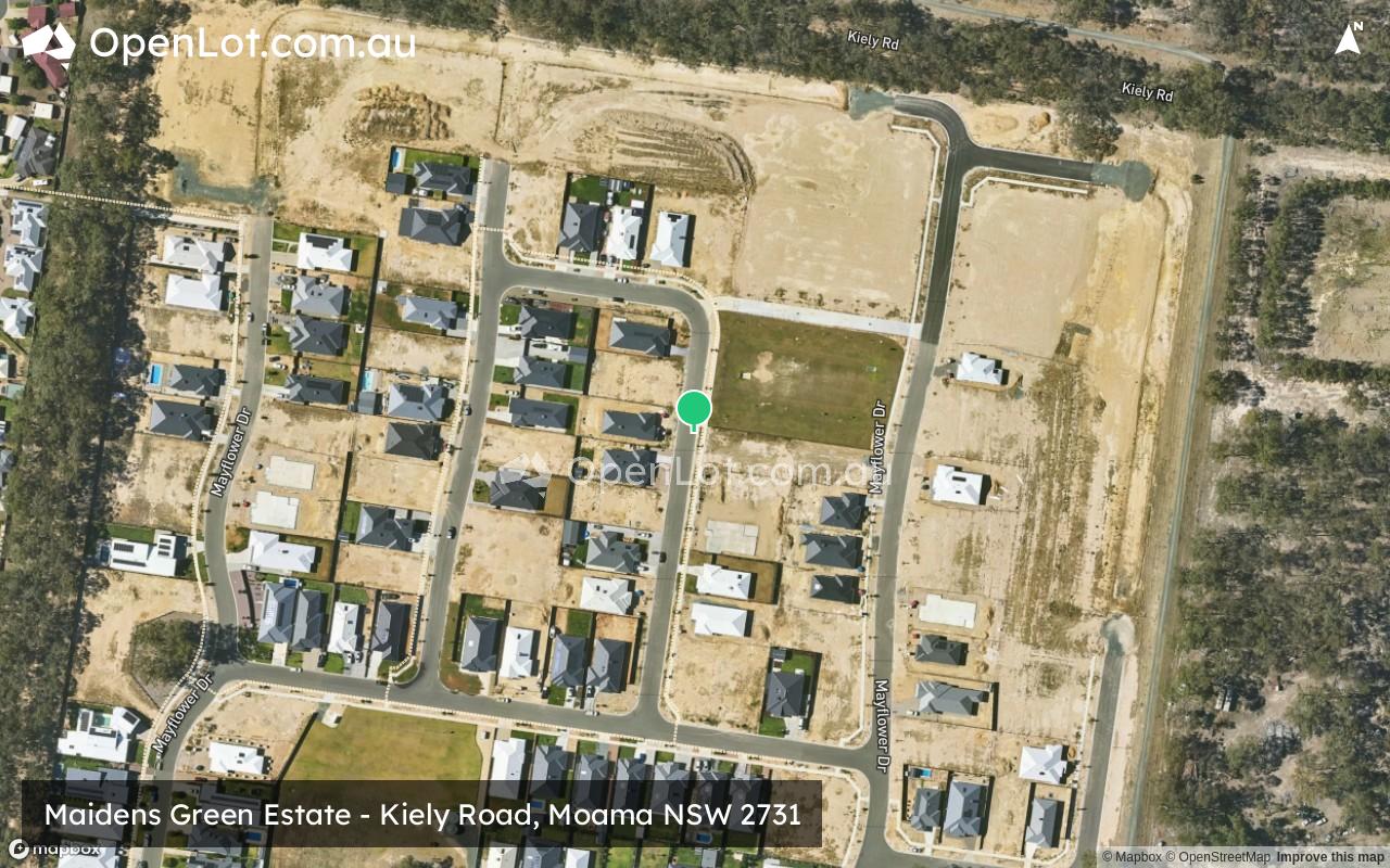 Satellite image for Maidens Green Estate - Kiely Road, Moama NSW 2731