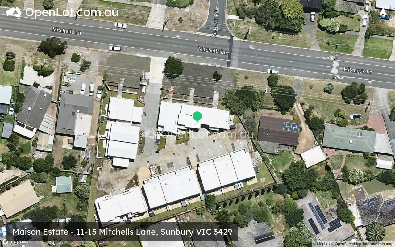 Satellite image for Maison Estate - 11-15 Mitchells Lane, Sunbury VIC 3429