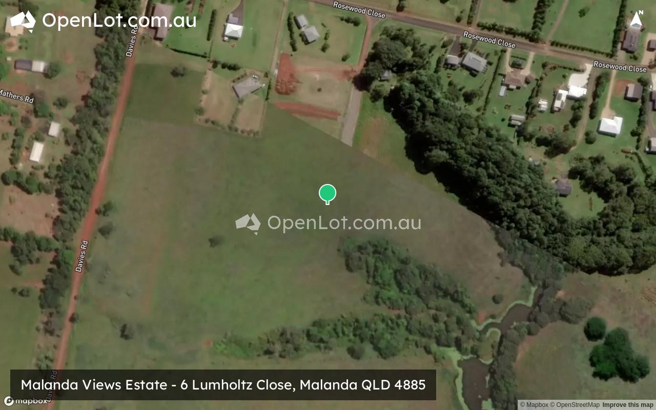 Satellite image for Malanda Views Estate - 6 Lumholtz Close, Malanda QLD 4885