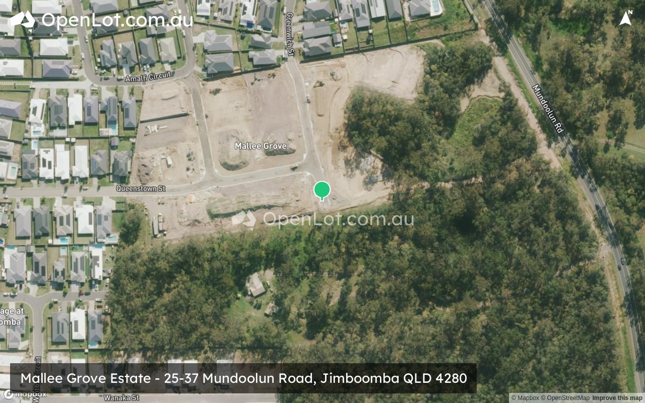 Satellite image for Mallee Grove Estate - 25-37 Mundoolun Road, Jimboomba QLD 4280