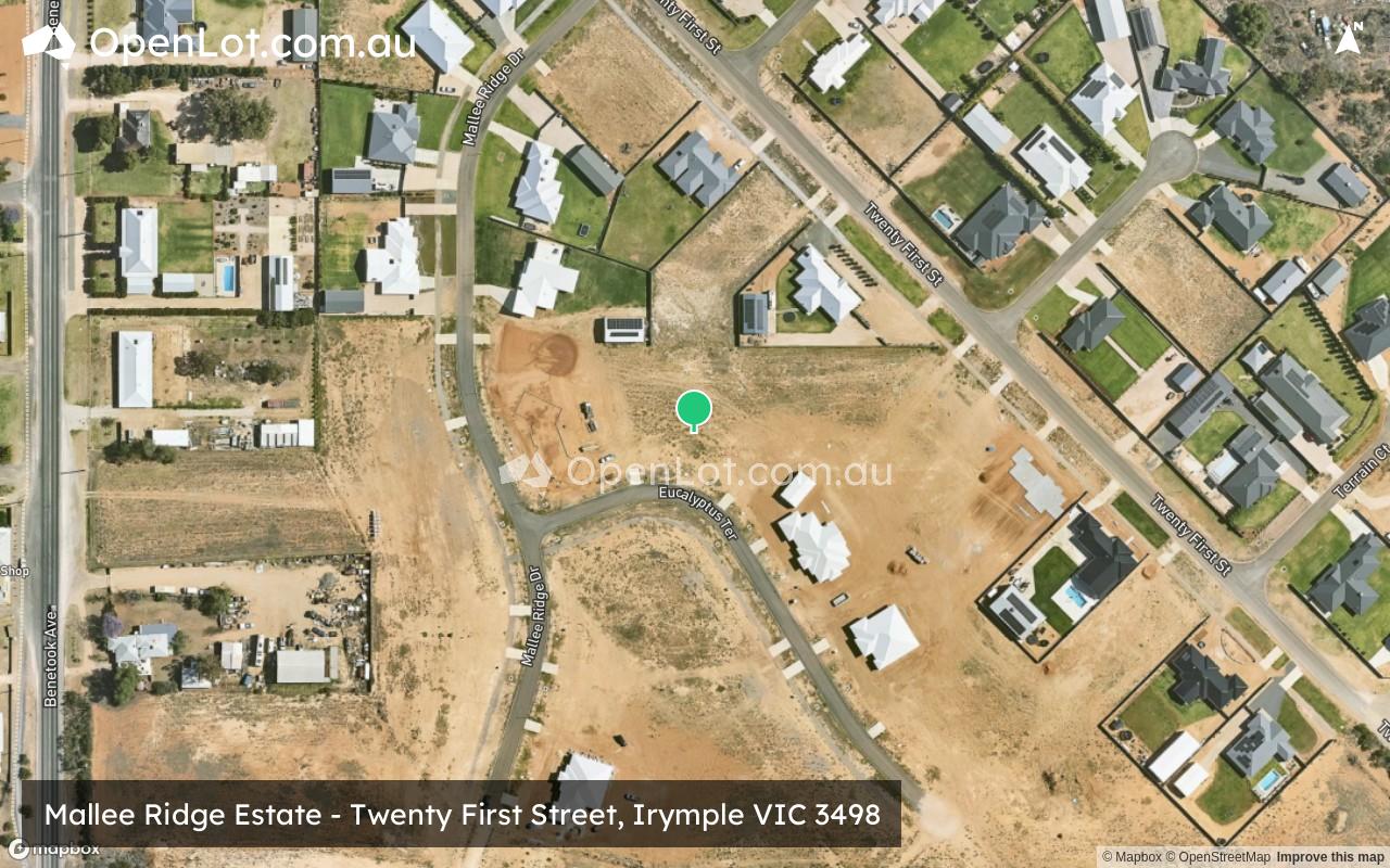 Satellite image for Mallee Ridge Estate - Twenty First Street, Irymple VIC 3498
