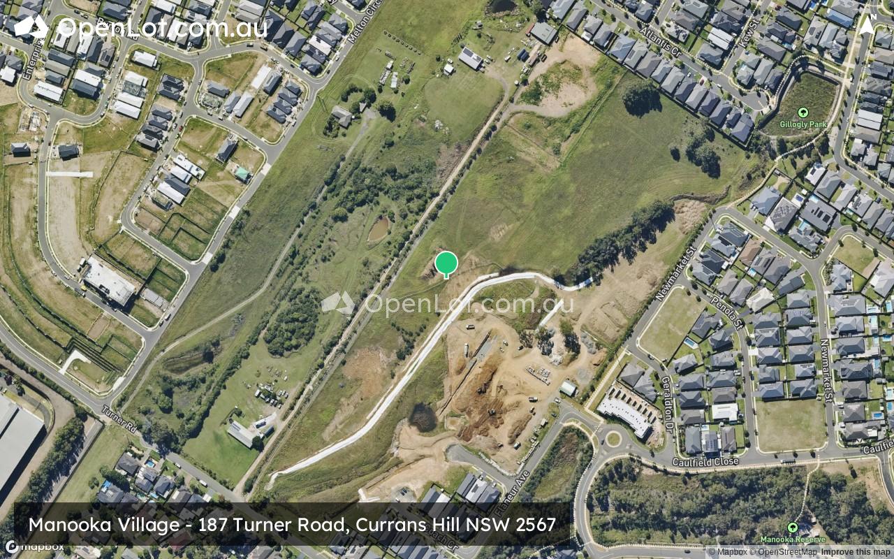 Satellite image for Manooka Village - 187 Turner Road, Currans Hill NSW 2567