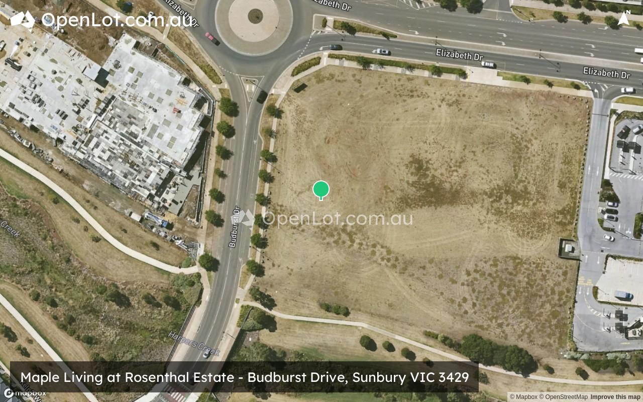 Satellite image for Maple Living at Rosenthal Estate - Budburst Drive, Sunbury VIC 3429
