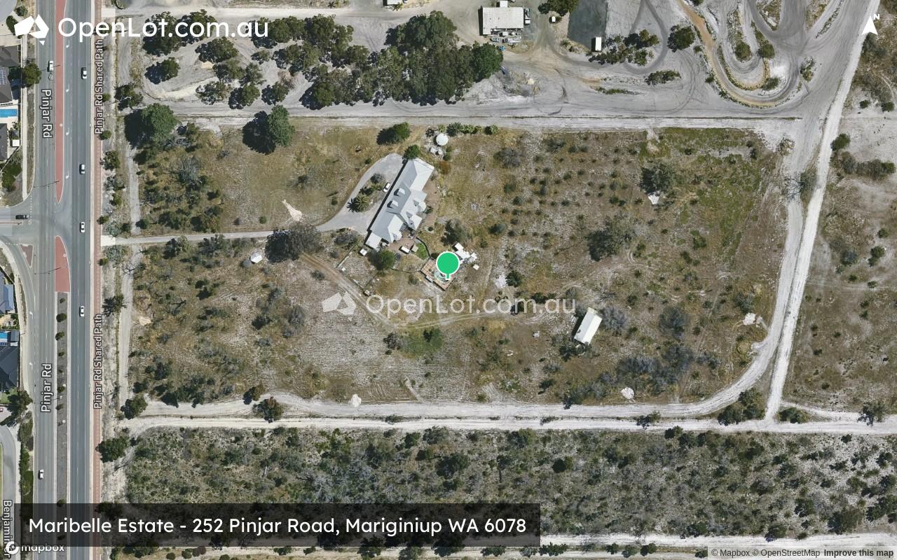 Satellite image for Maribelle Estate - 252 Pinjar Road, Mariginiup WA 6078