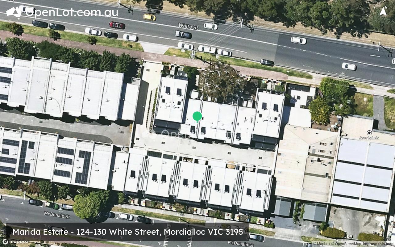 Satellite image for Marida Estate - 124-130 White Street, Mordialloc VIC 3195
