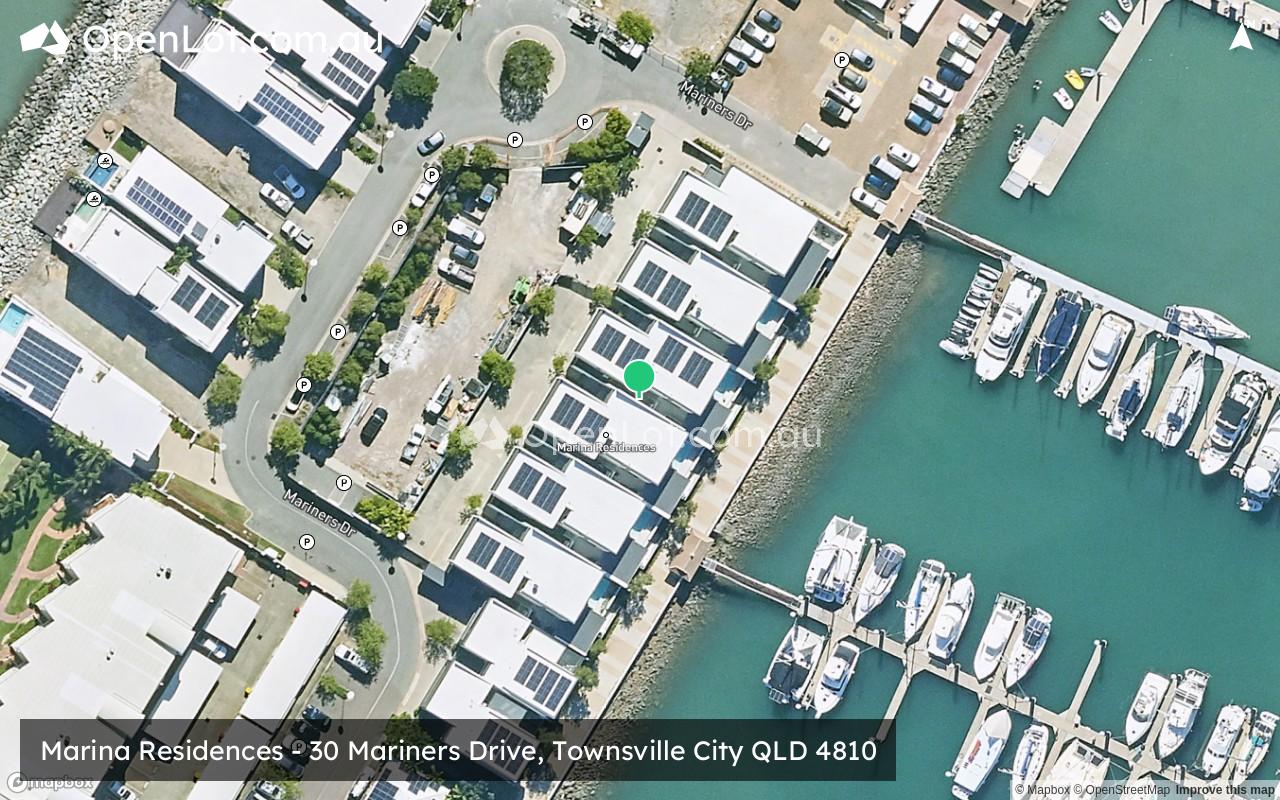 Satellite image for Marina Residences - 30 Mariners Drive, Townsville City QLD 4810