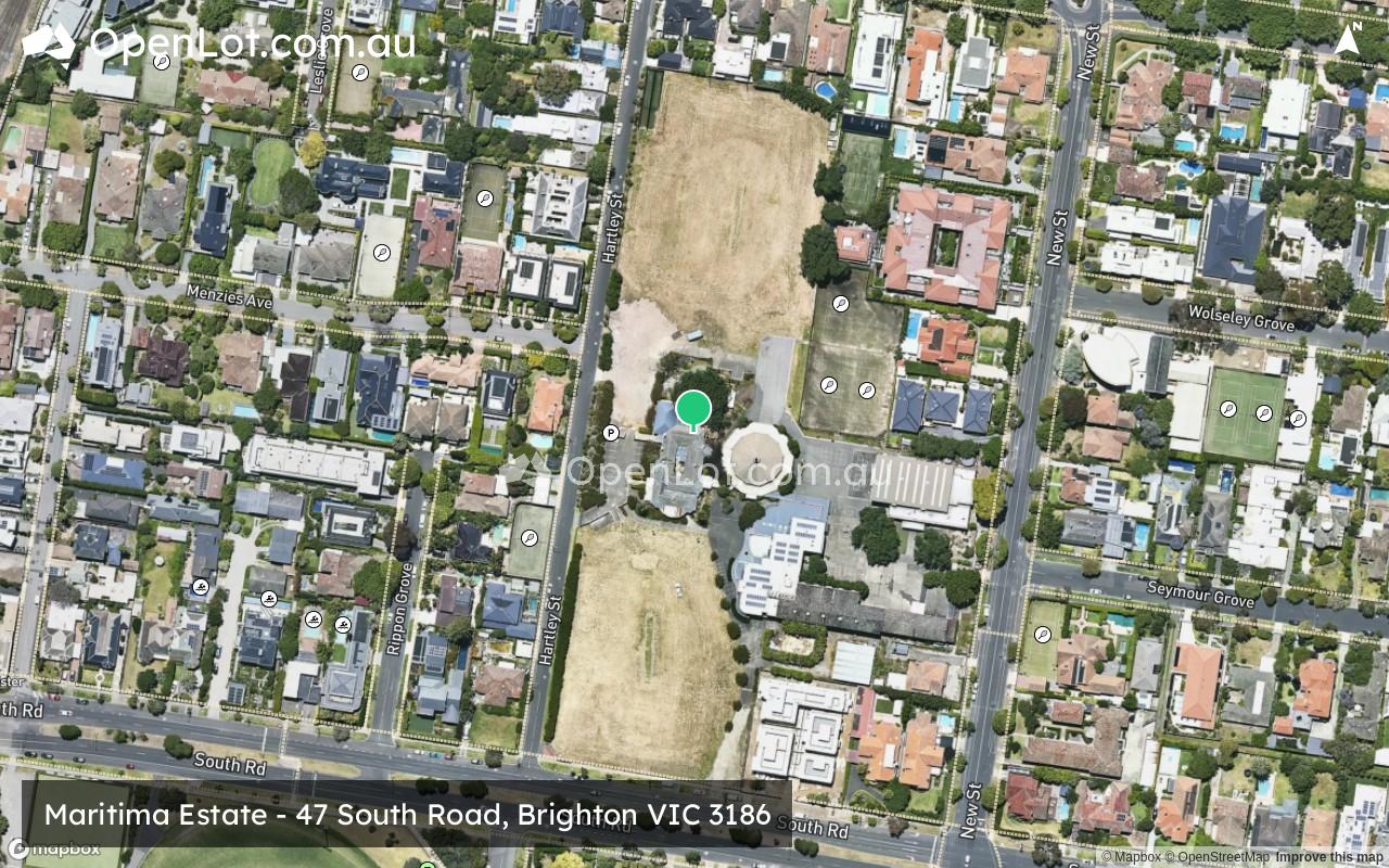 Satellite image for 47 South Road, Brighton VIC 3186