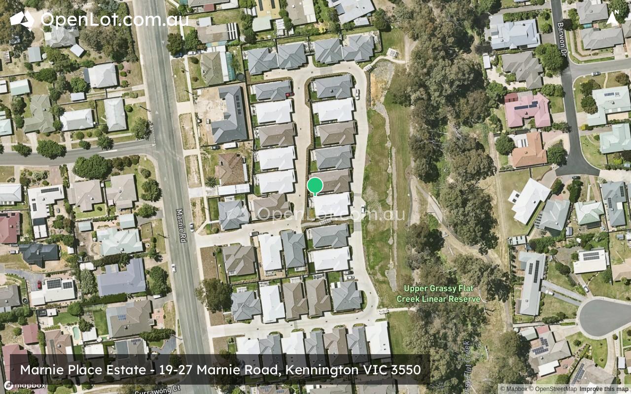 Satellite image for Marnie Place Estate - 19-27 Marnie Road, Kennington VIC 3550