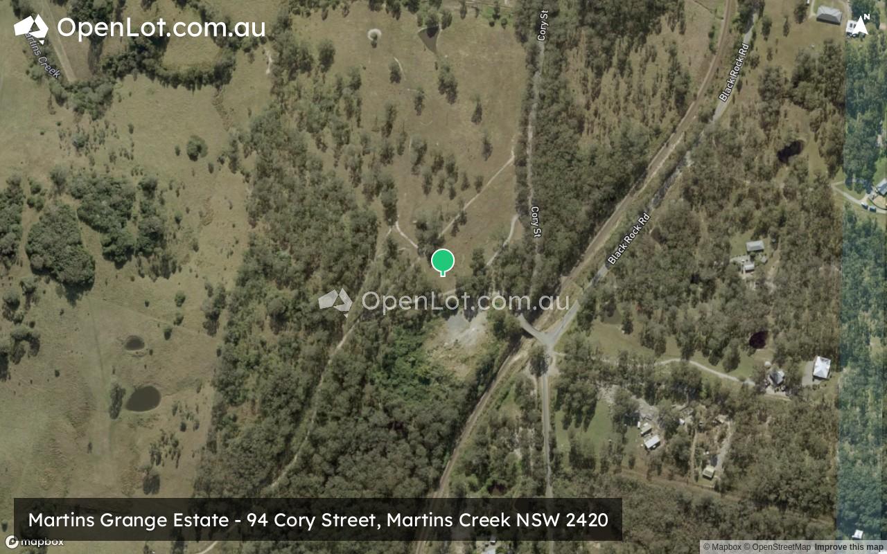 Satellite image for Martins Grange Estate - 94 Cory Street, Martins Creek NSW 2420