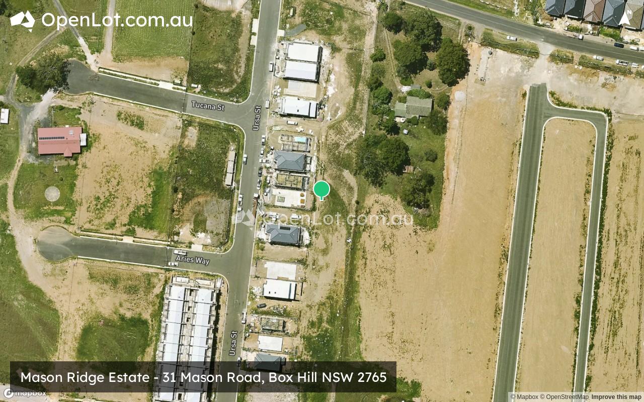 Satellite image for Mason Ridge Estate - 31 Mason Road, Box Hill NSW 2765