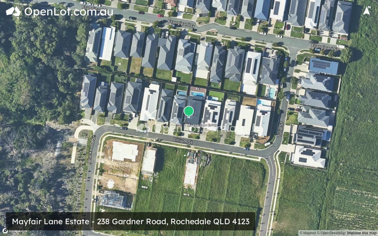 Satellite image for Mayfair Lane Estate - 238 Gardner Road, Rochedale QLD 4123