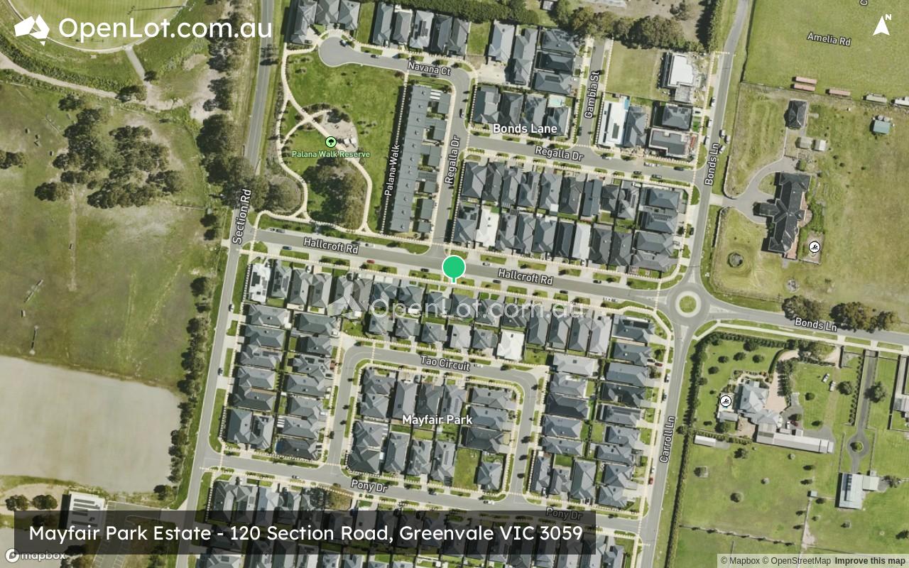 Satellite image for Mayfair Park Estate - 120 Section Road, Greenvale VIC 3059