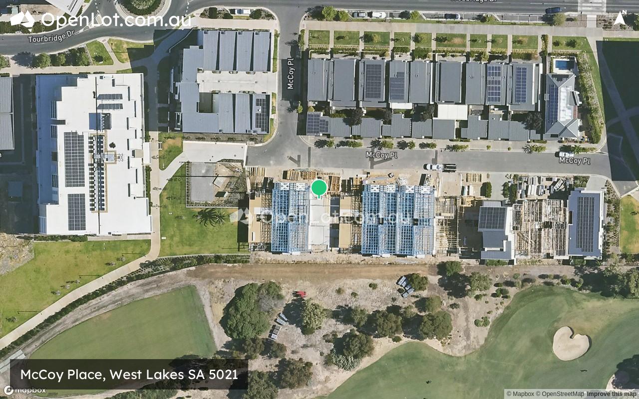 Satellite image for McCoy Place, West Lakes SA 5021