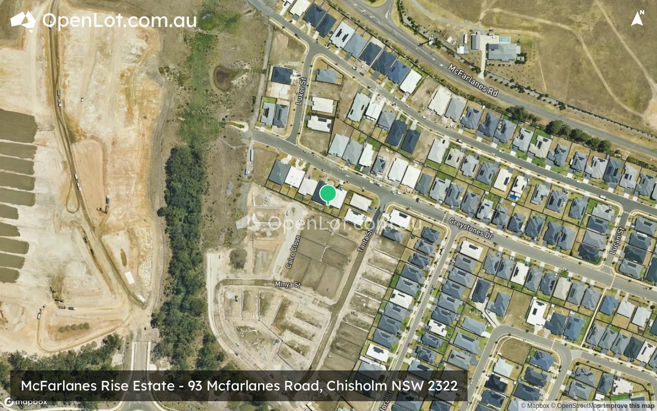 Satellite image for McFarlanes Rise Estate - 93 Mcfarlanes Road, Chisholm NSW 2322