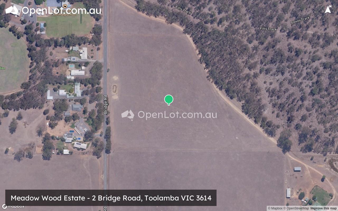 Satellite image for Meadow Wood Estate - 2 Bridge Road, Toolamba VIC 3614