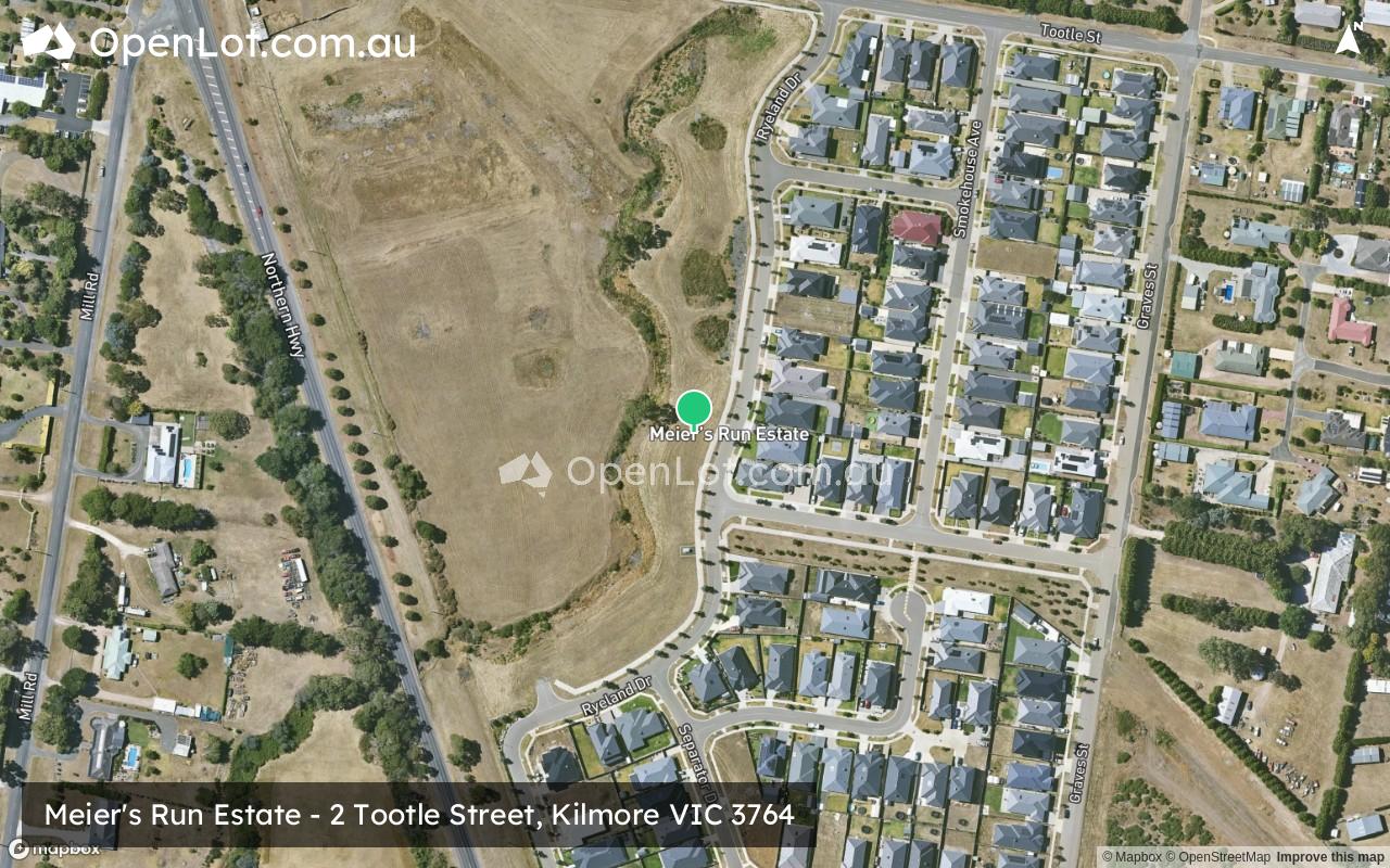 Satellite image for Meier's Run Estate - 2 Tootle Street, Kilmore VIC 3764