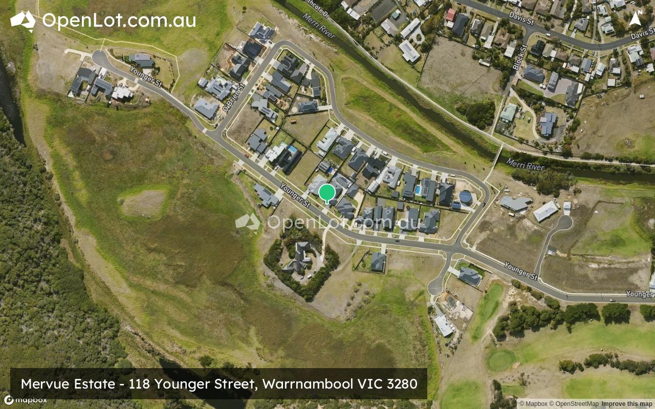 Satellite image for Mervue Estate - 118 Younger Street, Warrnambool VIC 3280