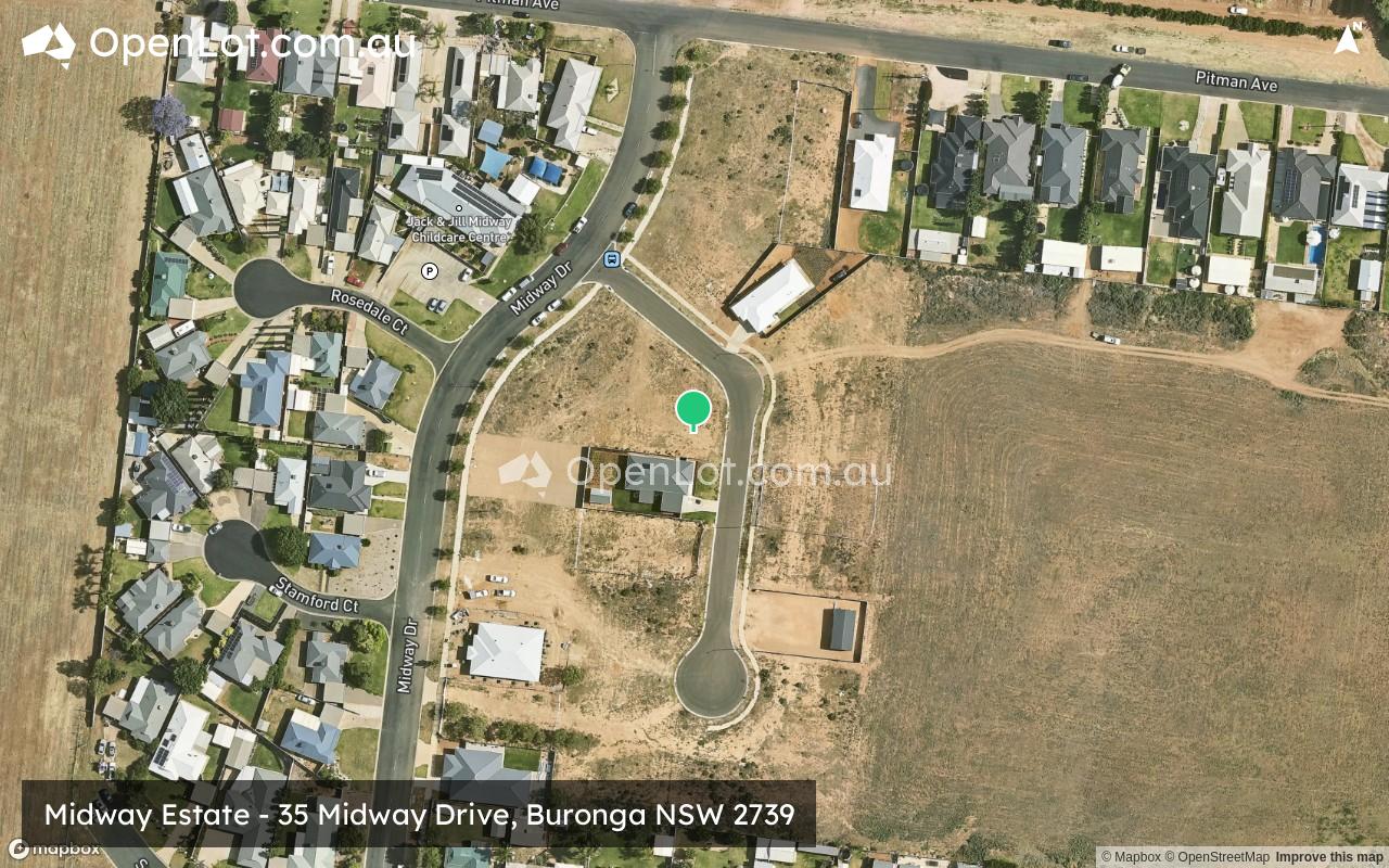 Satellite image for Midway Estate - 35 Midway Drive, Buronga NSW 2739