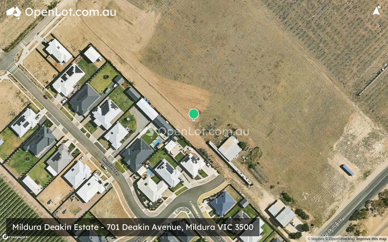 Satellite image for Mildura Deakin Estate - 701 Deakin Avenue, Mildura VIC 3500