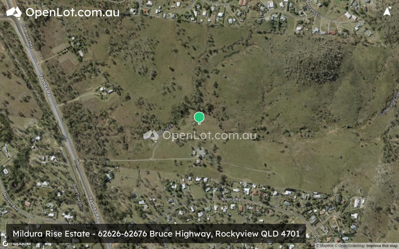 Satellite image for Mildura Rise Estate - 62626-62676 Bruce Highway, Rockyview QLD 4701