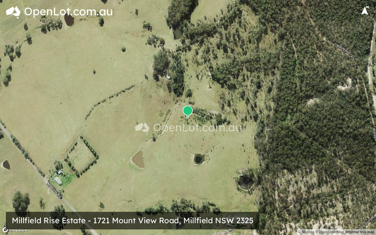 Satellite image for Millfield Rise Estate - 1721 Mount View Road, Millfield NSW 2325