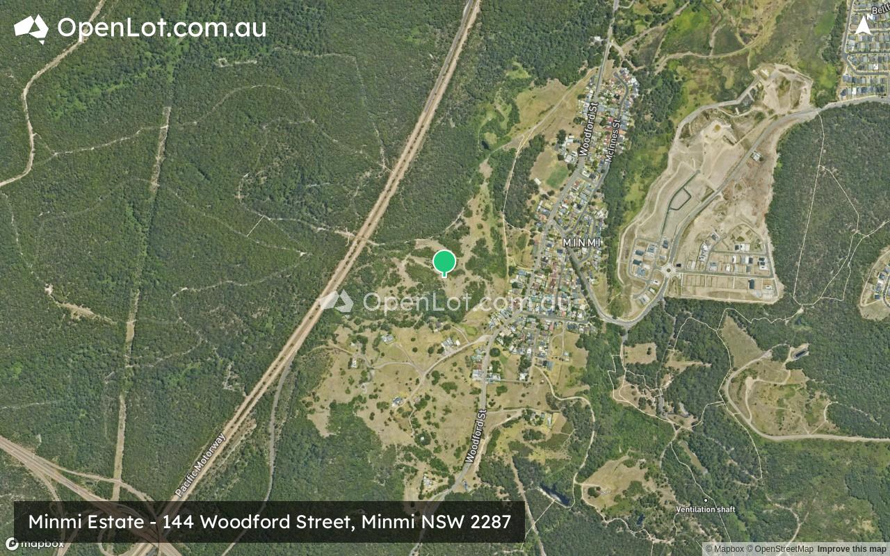 Satellite image for Minmi Estate - 144 Woodford Street, Minmi NSW 2287
