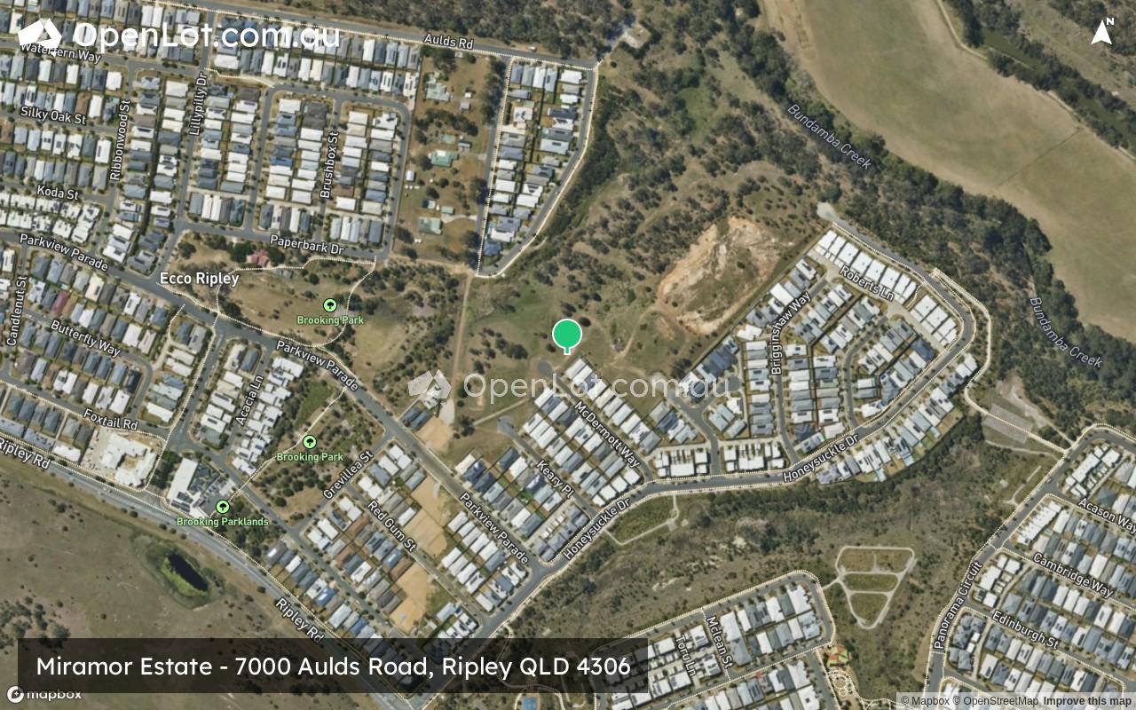 Satellite image for Miramor Estate - 7000 Aulds Road, Ripley QLD 4306