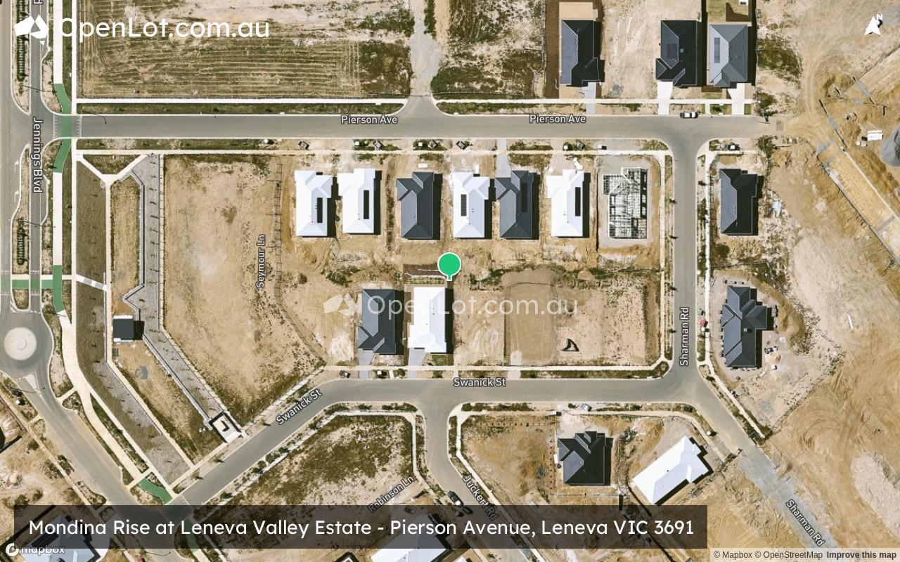 Satellite image for Mondina Rise at Leneva Valley Estate - Pierson Avenue, Leneva VIC 3691