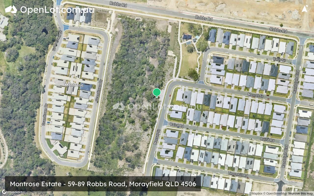 Satellite image for Montrose Estate - 59-89 Robbs Road, Morayfield QLD 4506
