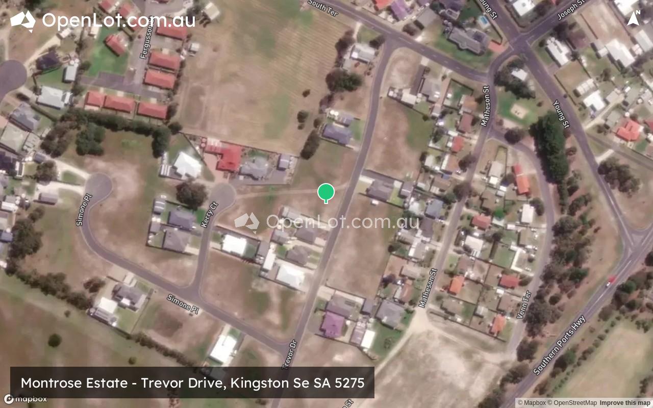 Satellite image for Montrose Estate - Trevor Drive, Kingston Se SA 5275