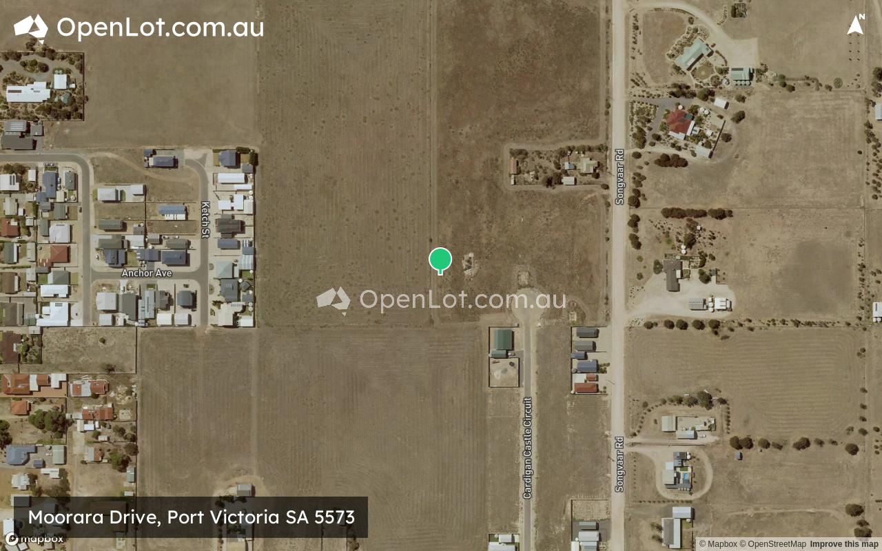 Satellite image for Moorara Drive, Port Victoria SA 5573