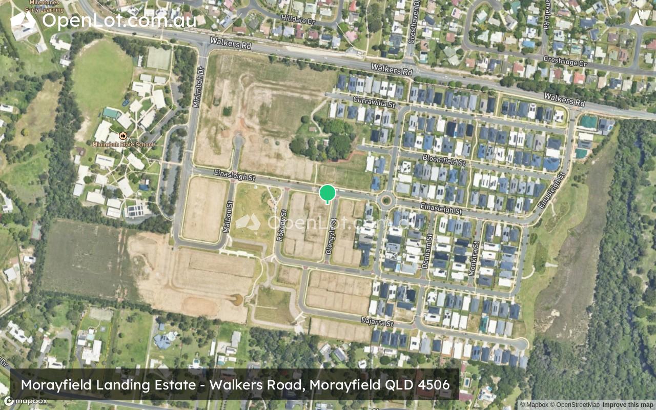 Satellite image for Morayfield Landing Estate - Walkers Road, Morayfield QLD 4506