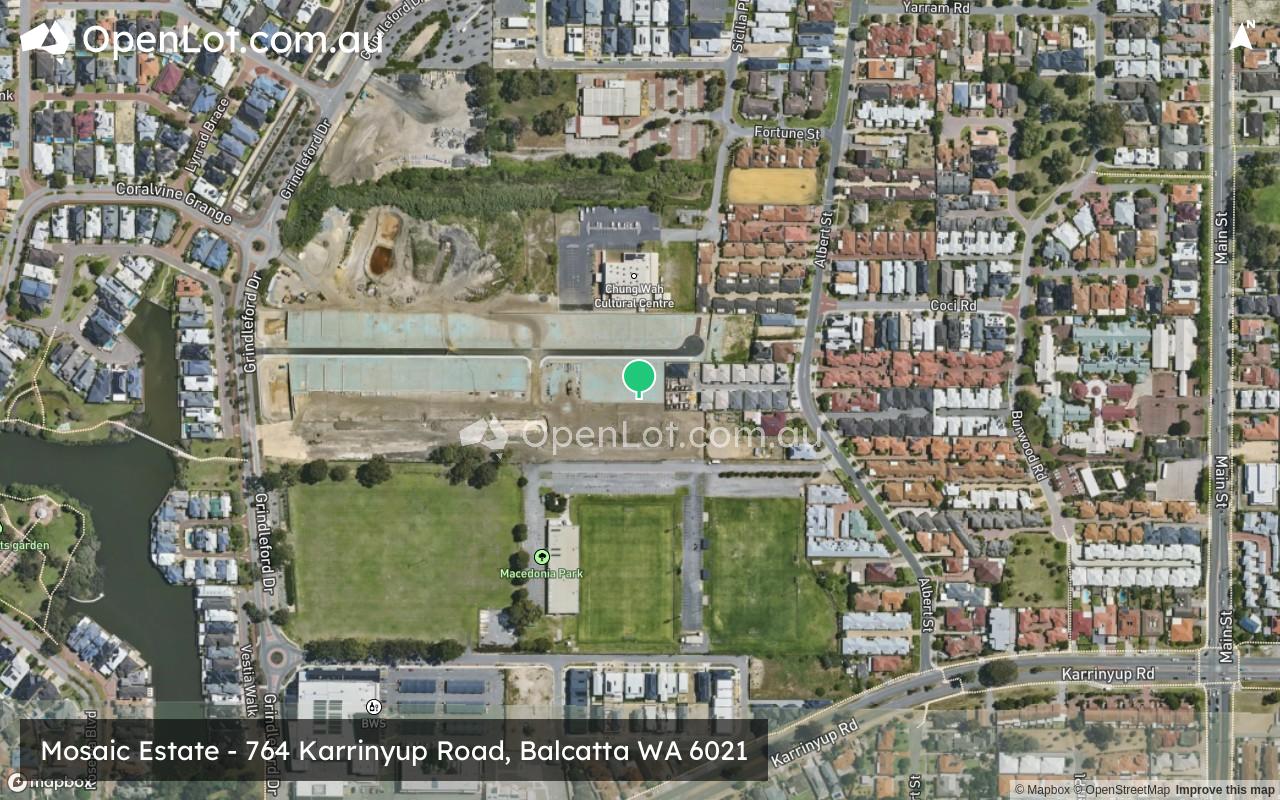 Satellite image for Mosaic Estate - 764 Karrinyup Road, Balcatta WA 6021
