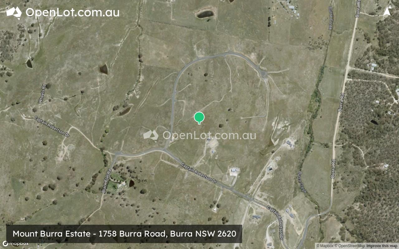 Satellite image for Mount Burra Estate - 1758 Burra Road, Burra NSW 2620