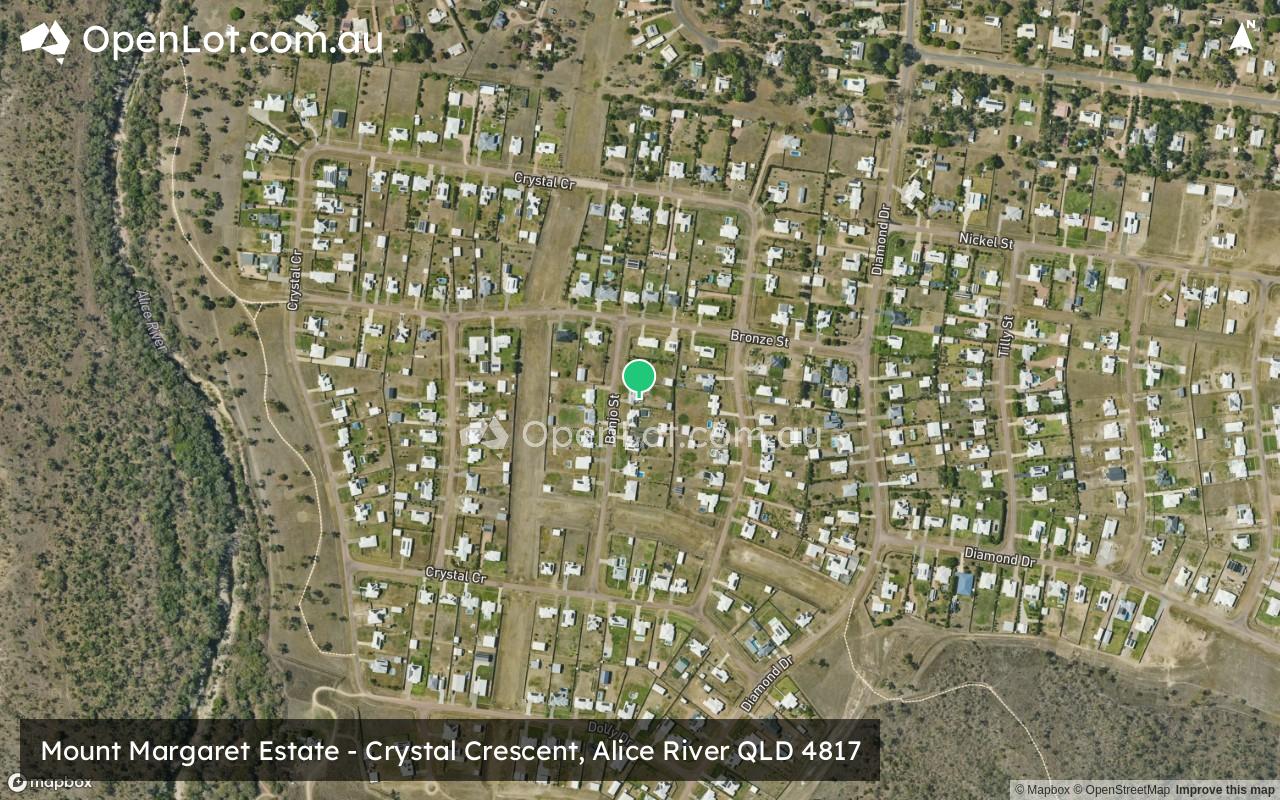Satellite image for Mount Margaret Estate - Crystal Crescent, Alice River QLD 4817