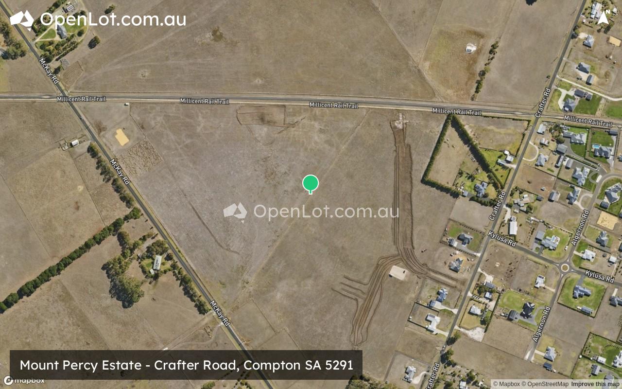 Satellite image for Mount Percy Estate - Crafter Road, Compton SA 5291