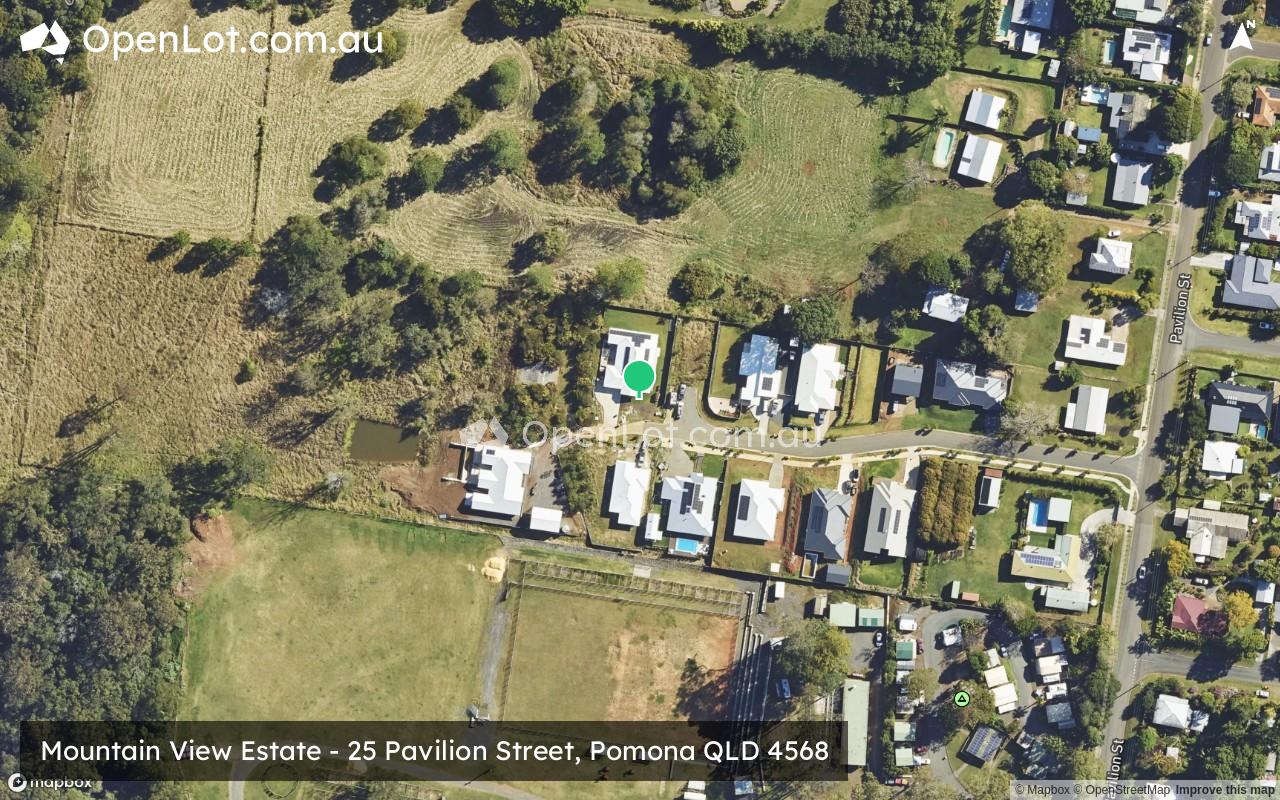 Satellite image for Mountain View Estate - 25 Pavilion Street, Pomona QLD 4568