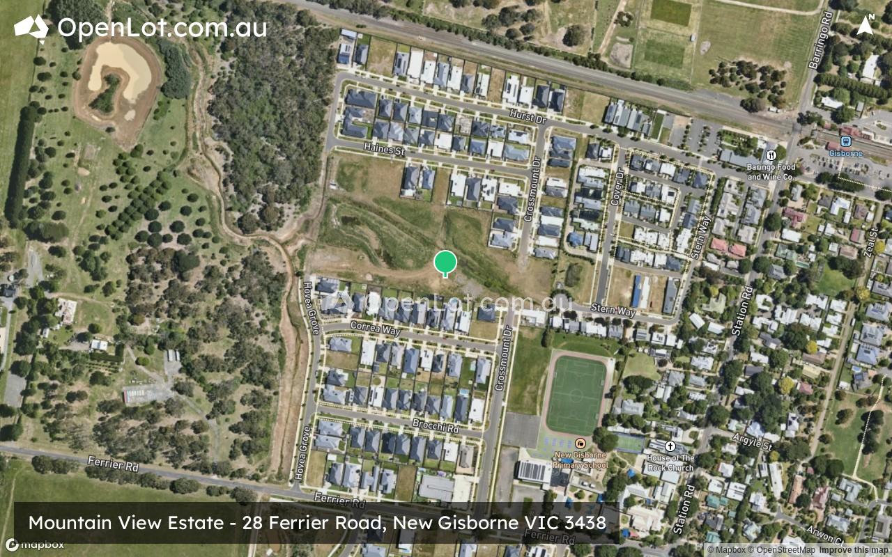 Satellite image for Mountain View Estate - 28 Ferrier Road, New Gisborne VIC 3438