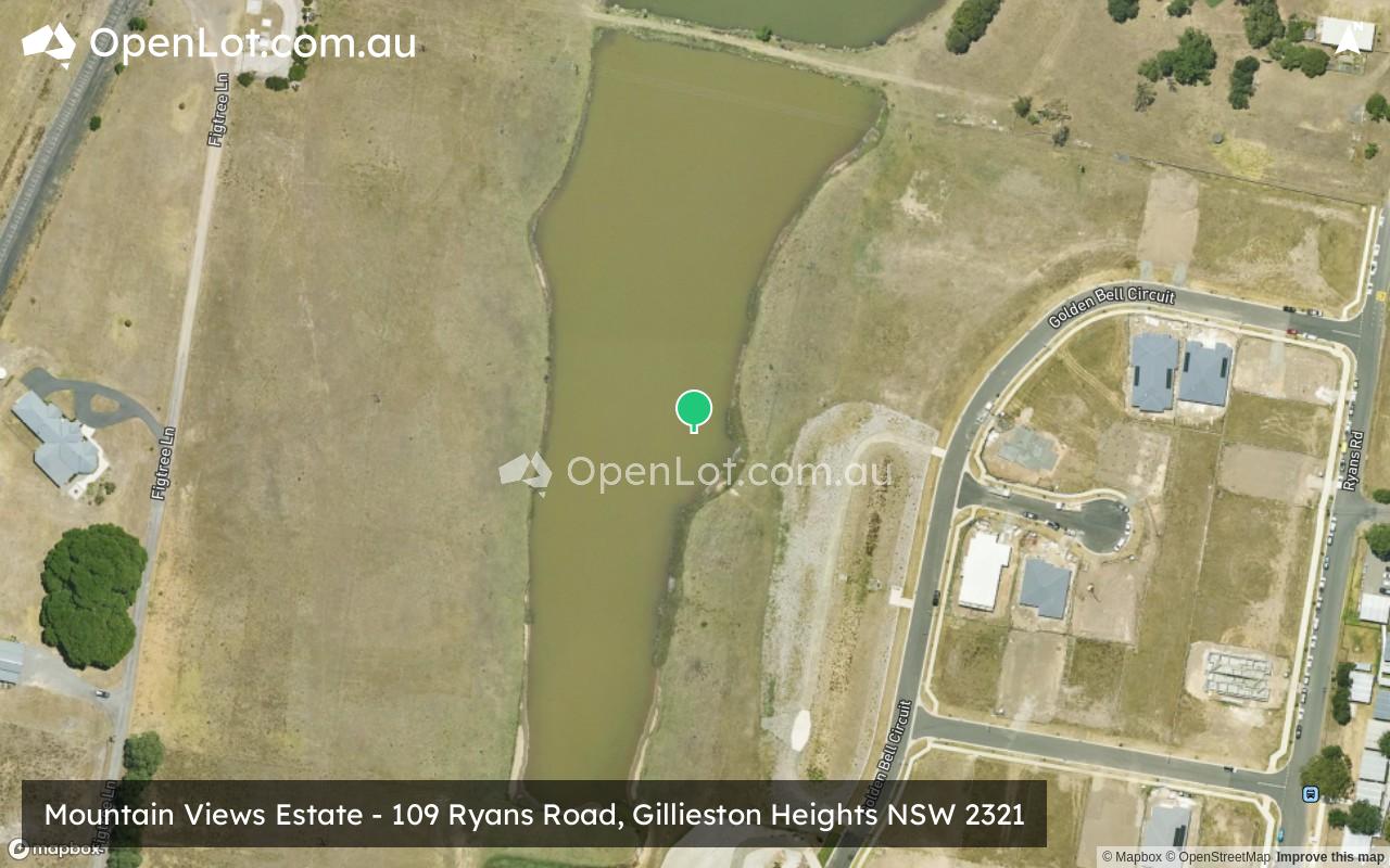 Satellite image for Mountain Views Estate - 109 Ryans Road, Gillieston Heights NSW 2321