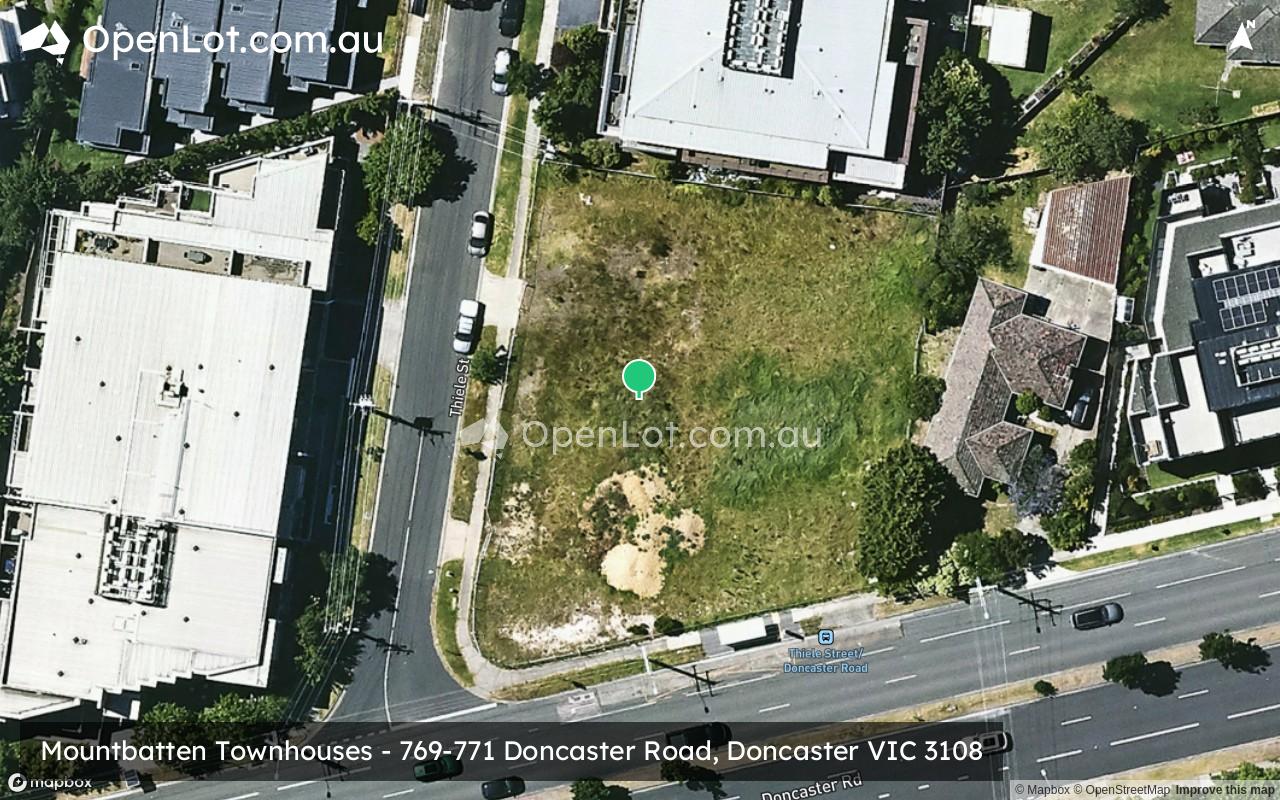 Satellite image for Mountbatten Townhouses - 769-771 Doncaster Road, Doncaster VIC 3108